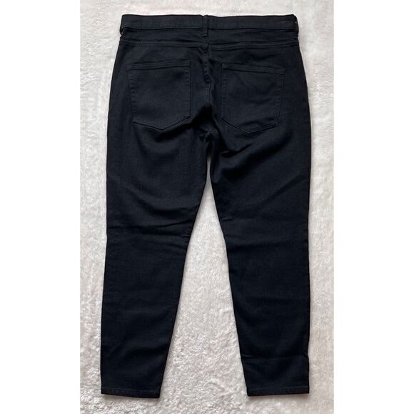 Everlane High Rise Slim Straight Ankle Jean in Black, Size 32 - Picture 12 of 15